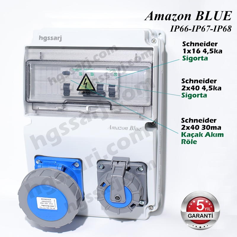 Amazon%20BLUE,%20IP66-IP67-IP68,%20Monofaze%20Elektrikli%20Araç%20Kombinasyon%20Kutusu,%20Tesla%20Blue%20Adaptöre%20Uyumlu,%203x32A%20+%201x16A%20-%20Schneider%20Marka%20Sigorta%20Grubu%20-%205%20Yıl%20Garanti