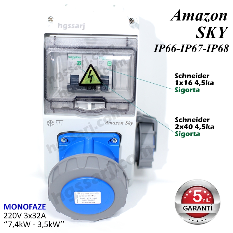 Amazon%20SKY,%20IP66-IP67-IP68,%20Monofaze%20Elektrikli%20Araç%20Kombinasyon%20Kutusu,%20Tesla%20Blue%20Adaptöre%20Uyumlu,%203x32A%20+%201x16A%20-%20Schneider%20Marka%20Sigorta%20Grubu%20-%205%20Yıl%20Garanti