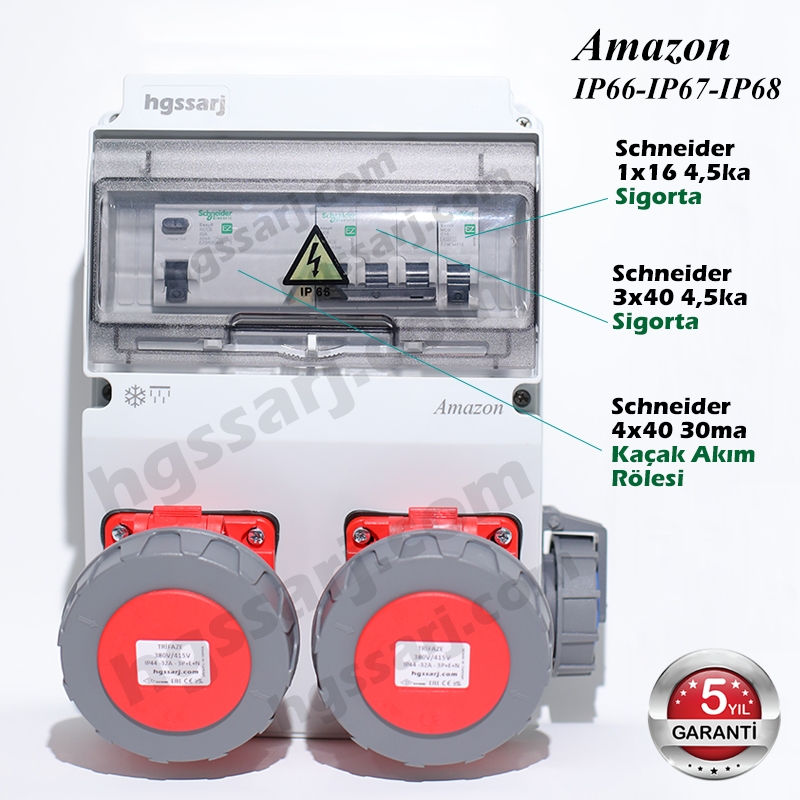 AMAZON%20IP66-IP67-IP68%20Trifaze%20Elektrikli%20Araç%20Kombinasyon%20Kutusu,%205x32A%20+%205x32A%20+%201x16A%20-%20Schneider%20Marka%20Sigorta%20Grubu%20-%205%20Yıl%20Garanti