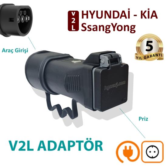 Hyundai, Kia, Ssangyong V2L Tekli Adaptör