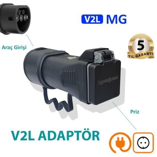 Mg V2L Tekli Adaptör, Elektrikli Aracınıza 220v