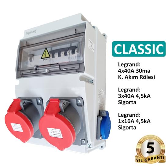 Elektrikli Araç Kombinasyon Kutusu ’’CLASSIC’’ 5x32A + 5x32A + 1x16A